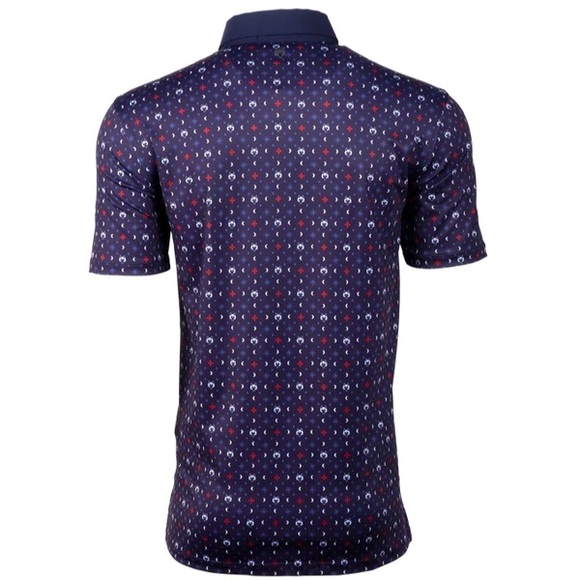 Greyson Wolf Moon Men's Polo Size Large - Picture 2 of 9
